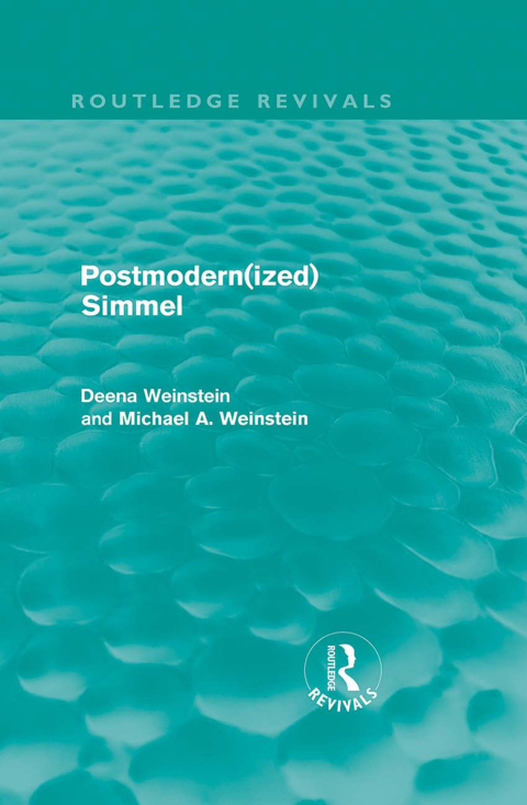 Cover image for book Postmodernized Simmel