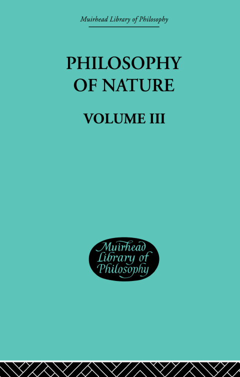 Cover image for book Hegel's Philosophy of Nature