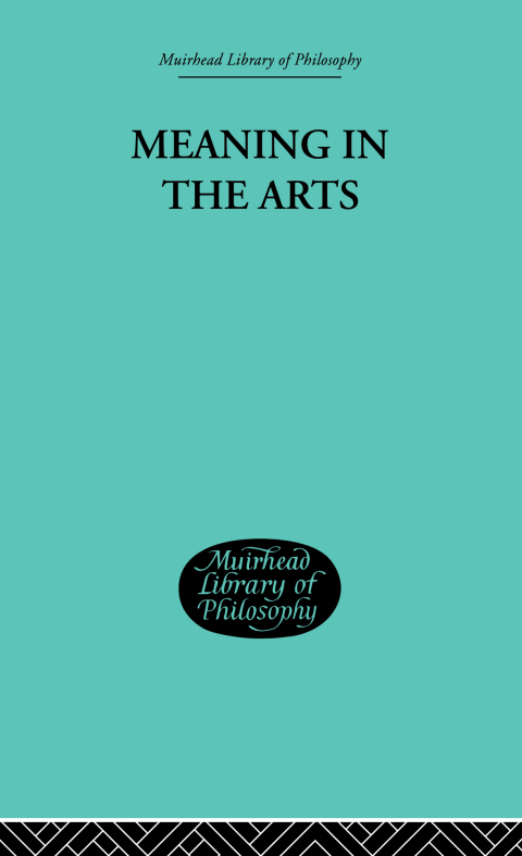 Cover image for book Meaning in the Arts