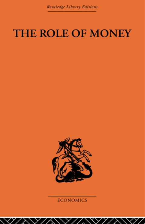 Cover image for book The Role of Money