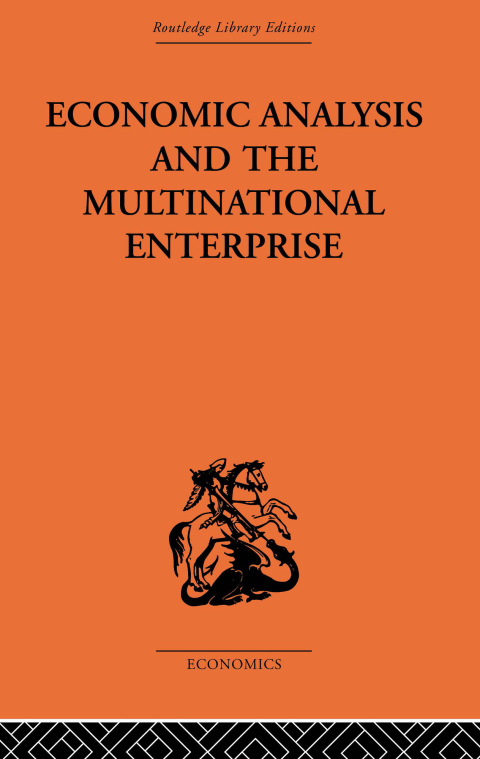 Cover image for book Economic Analysis and Multinational Enterprise