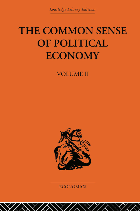 Cover image for book The Commonsense of Political Economy