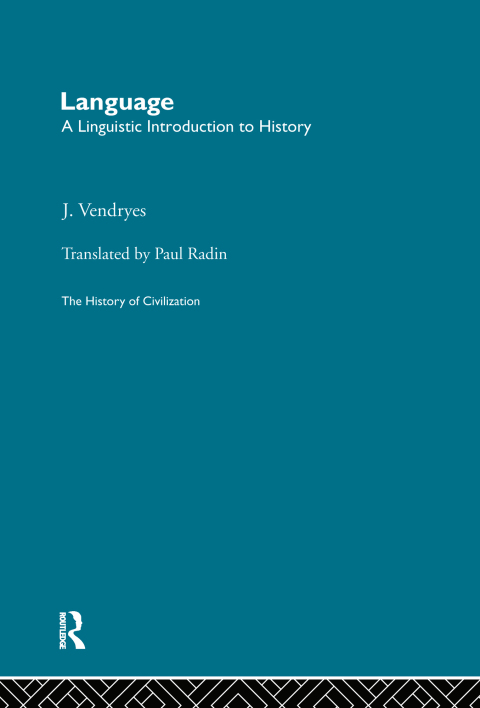 Cover image for book Language: A Linguistic Introduction to History