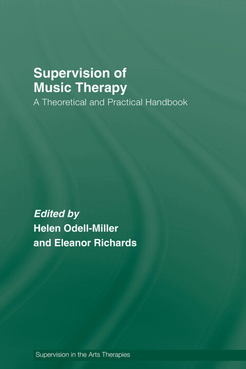Cover image for book Supervision of Music Therapy