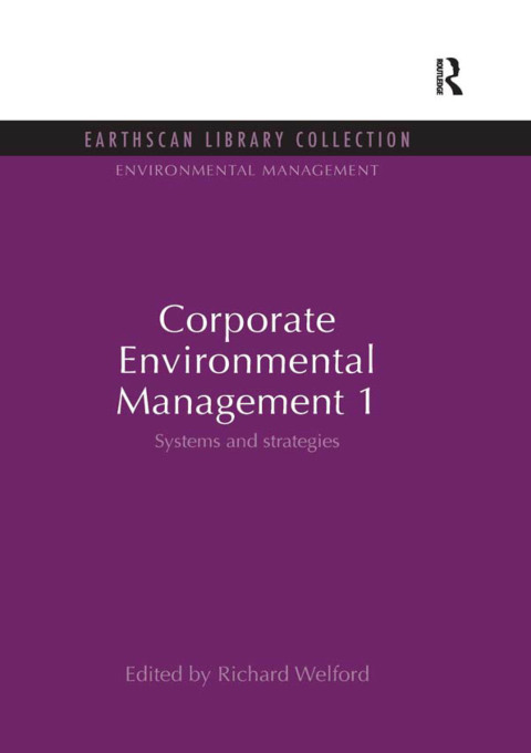 Cover image for book Corporate Environmental Management 1