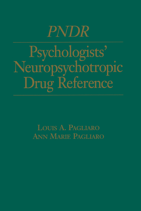 Cover image for book Psychologist's Neuropsychotropic Desk Reference