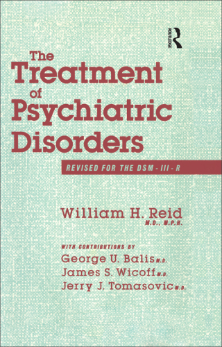 The Treatment Of Psychiatric Disorders