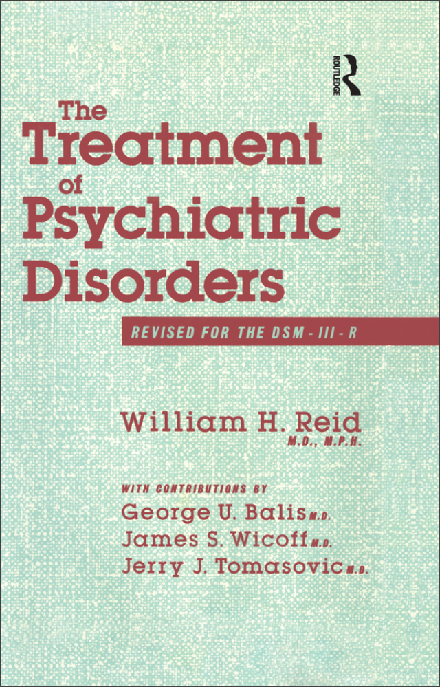 The Treatment Of Psychiatric Disorders