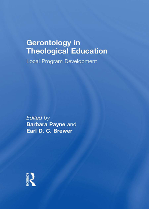 Cover image for book Gerontology in Theological Education