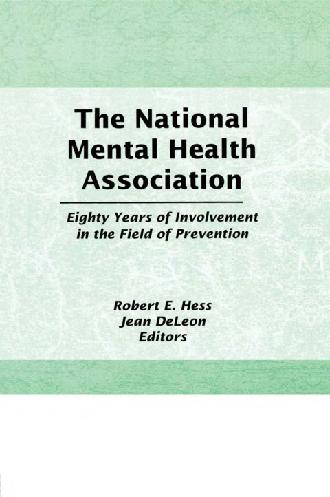 Cover image for book The National Mental Health Association