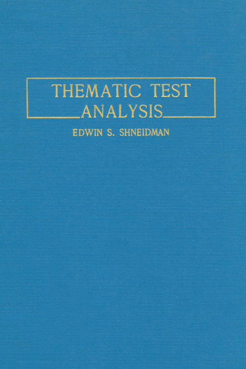 Cover image for book Thematic Test Analysis
