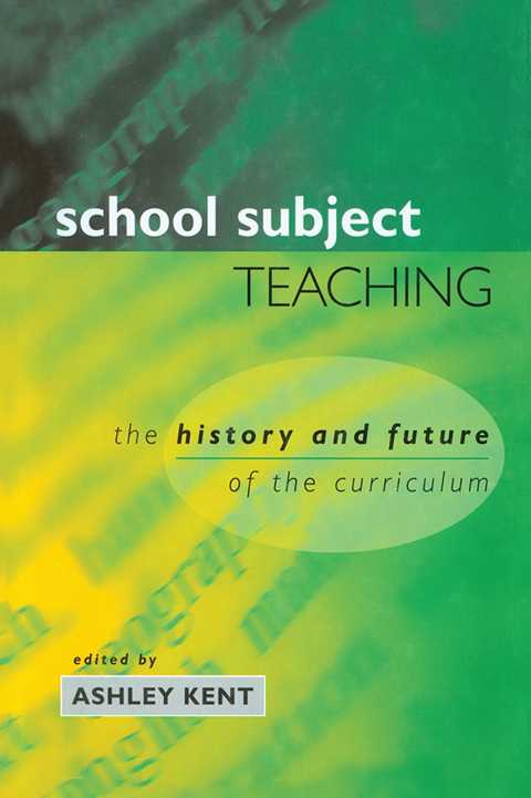 Cover image for book School Subject Teaching