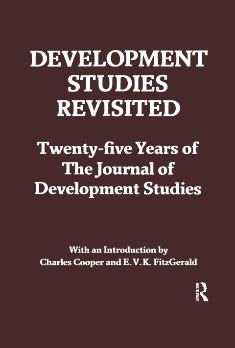 Cover image for book Development Studies Revisited