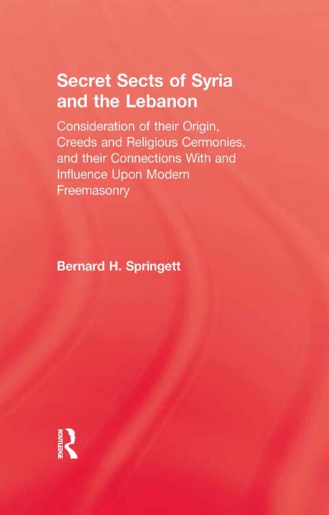 Cover image for book Secret Sects Of Syria