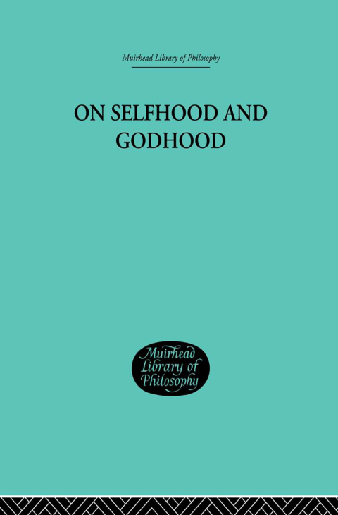Cover image for book On Selfhood and Godhood