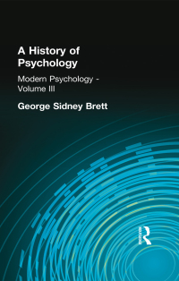 Cover image: A History of Psychology 1st edition 9781138884250