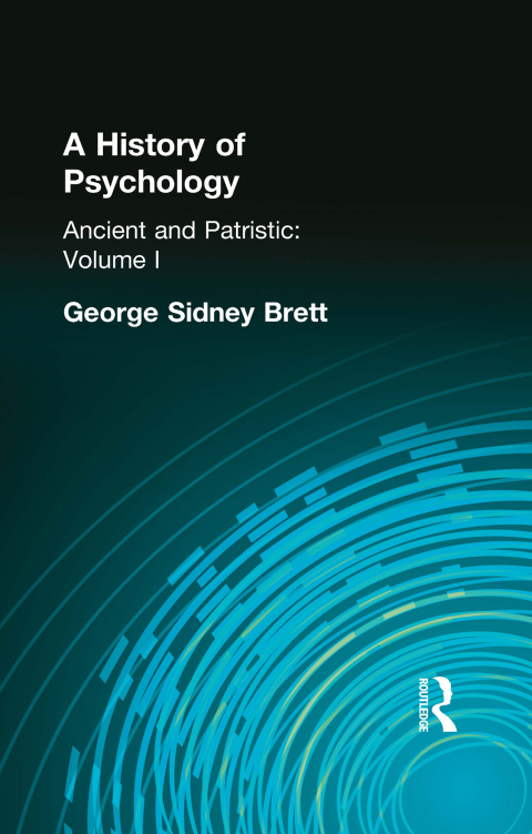 Cover image for book A History of Psychology