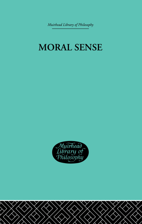 Cover image for book Moral Sense