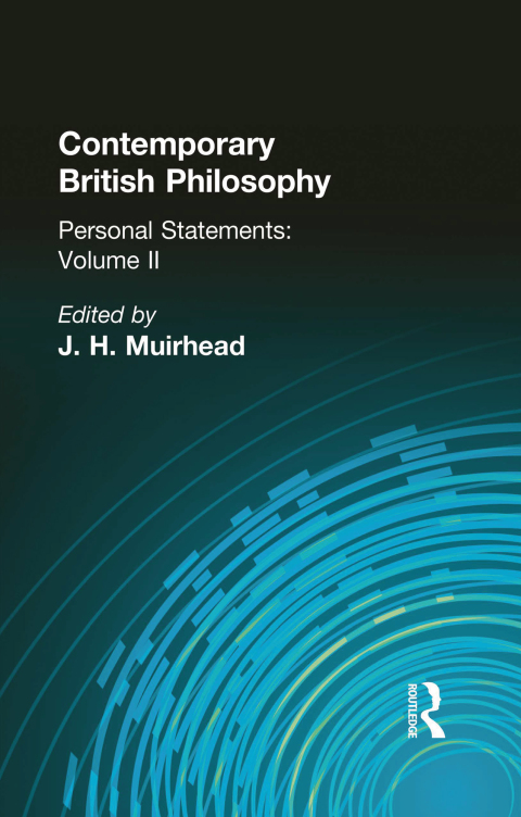 Contemporary British Philosophy 
