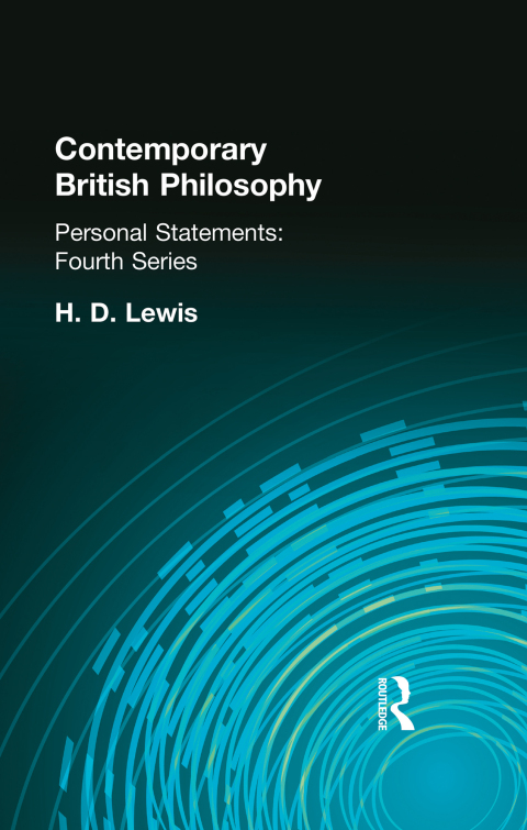 Cover image for book Contemporary British Philosophy