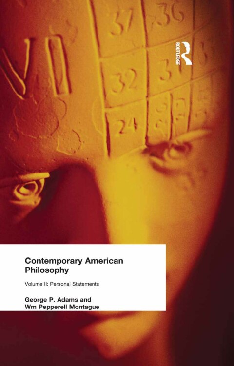 Cover image for book Contemporary American Philosophy
