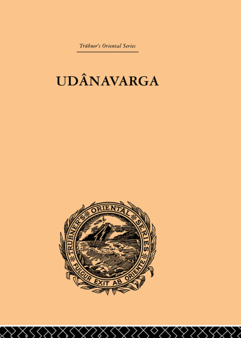 Cover image for book Udanavarga