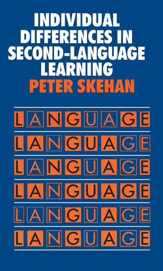 Individual Differences in Second Language Learning