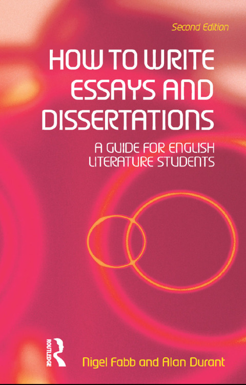Cover image for book How to Write Essays and Dissertations