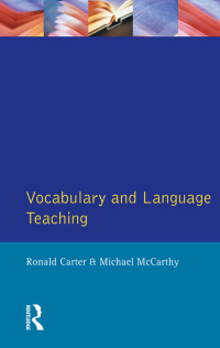 Imagen de portada: Vocabulary and Language Teaching 1st edition 9781138145689