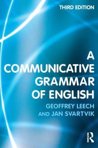 Cover image: A Communicative Grammar of English 3rd edition 9780582506336
