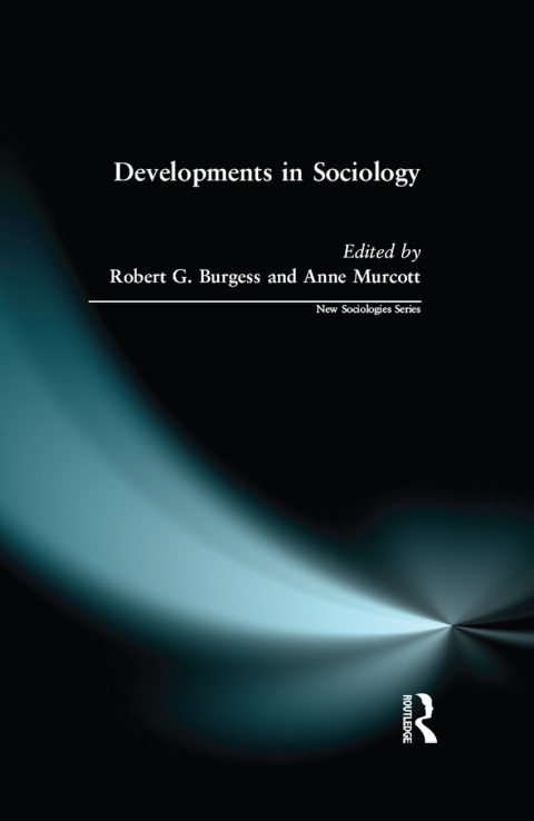 Cover image for book Developments in Sociology