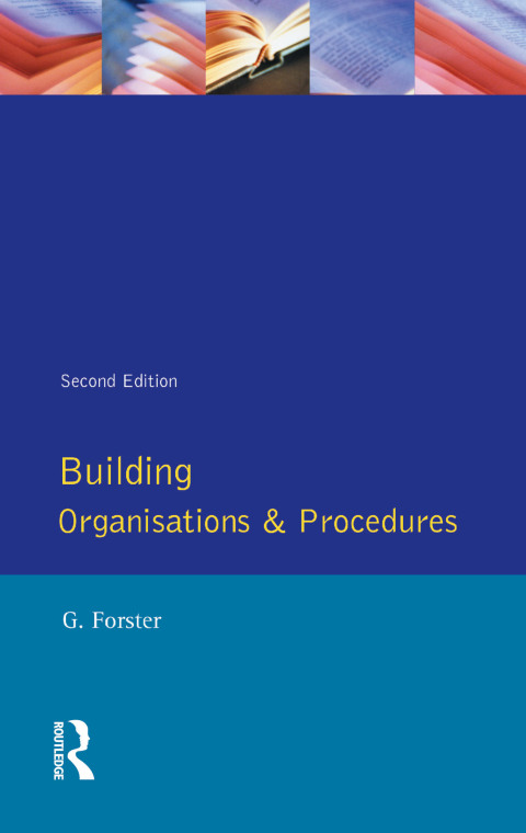 Cover image for book Building Organisation and Procedures