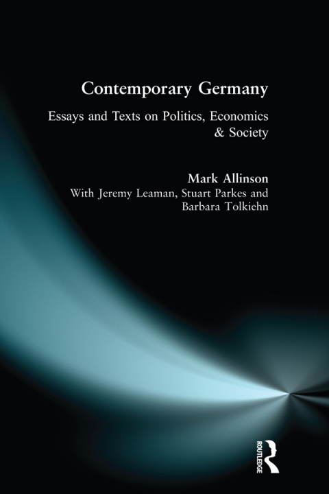 Cover image for book Contemporary Germany