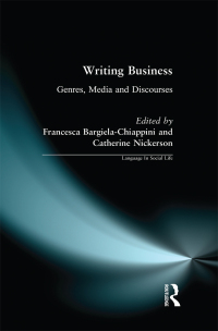 صورة الغلاف: Writing Business 1st edition 9781138437487