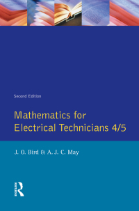Cover image: Mathematics for Electrical Technicians 2nd edition 9781138835726