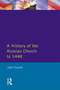 Cover image: A History of the Russian Church to 1488 1st edition 9780582080676