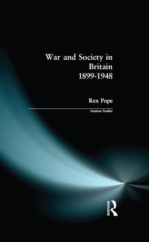 Cover image for book War and Society in Britain 1899-1948