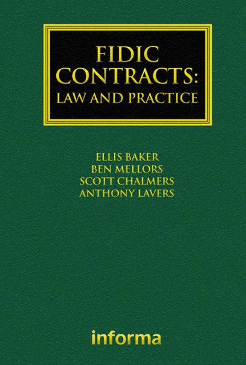 Cover image for book FIDIC Contracts: Law and Practice