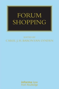 Titelbild: Forum Shopping 1st edition 9781859781937