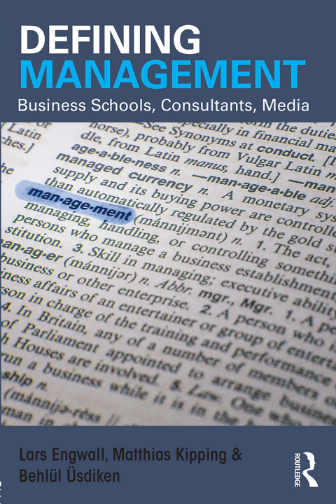 Cover image for book Defining Management