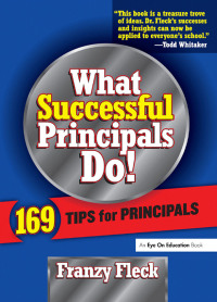 Omslagafbeelding: What Successful Principals Do 1st edition 9781138472723
