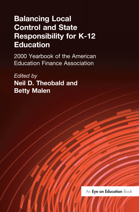 Cover image for book Balancing Local Control and State Responsibility for K-12 Education