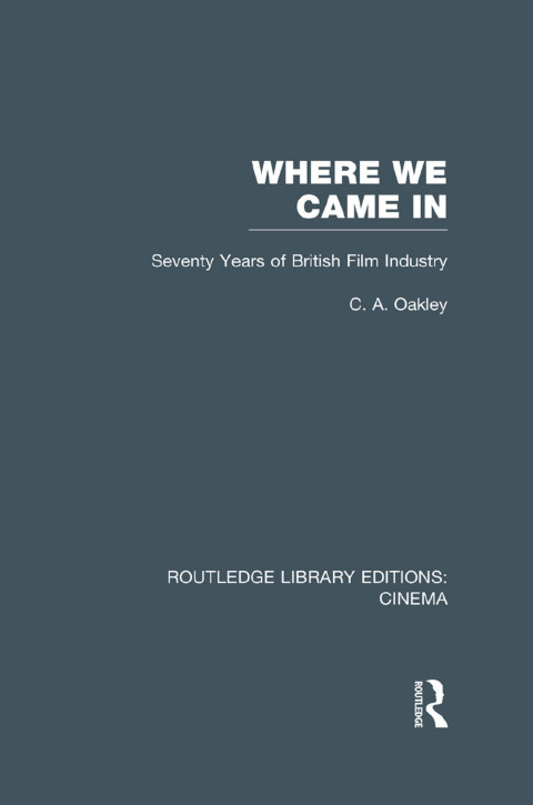 Cover image for book Where we Came In