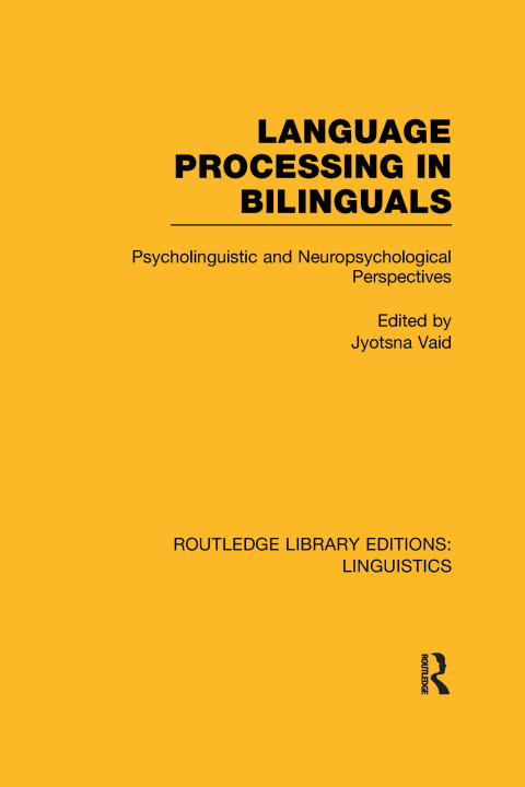 Cover image for book Language Processing in Bilinguals