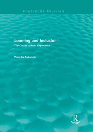 Learning and Inclusion (Routledge Revivals)