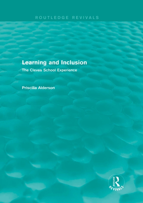 Cover image for book Learning and Inclusion (Routledge Revivals)