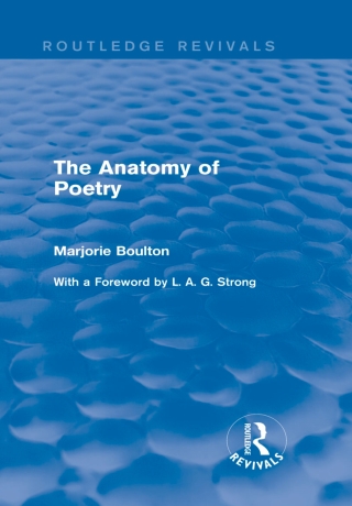 The Anatomy of Poetry (Routledge Revivals)