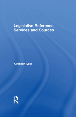 Legislative Reference Services and Sources
