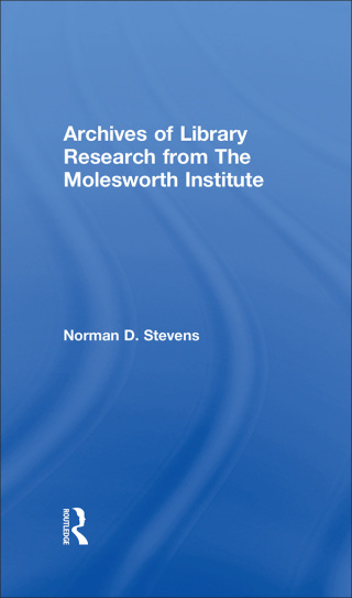 Archives of Library Research From the Molesworth Institute