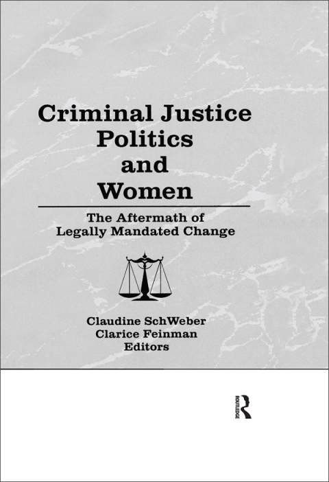 Cover image for book Criminal Justice Politics and Women
